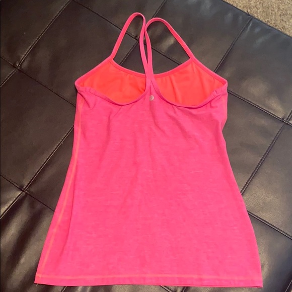 Lululemon Power Y Tank Pink - Picture 2 of 4
